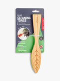 Kikkerland Bamboo Leaf Cleaning Tongs Neutral, UK version