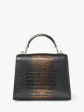Aspinal Midi Mayfair 2 croc leather cross body bag (British brand)