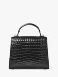 Aspinal of London Midi Mayfair 2 croc leather crossbody bag in black (British brand)