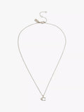 Coach Signature C pendant necklace silver, imported from the UK