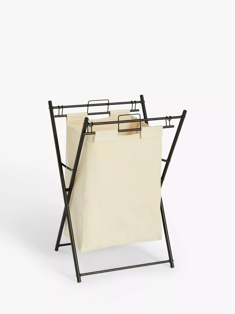 John Lewis folding laundry hamper natural, UK version