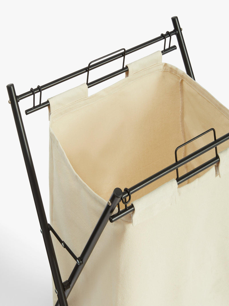 John Lewis folding laundry hamper natural, UK version