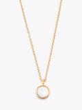 Orelia pendant necklace opal Swarovski crystal 40cm, UK version