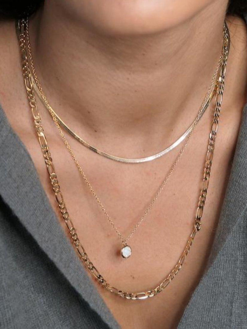 Orelia pendant necklace opal Swarovski crystal 40cm, UK version