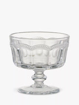 John Lewis Artland Pearl Ridge Clear Mini Trifle Glass Dessert Bowls 10cm Set of 4- Buy online at McGrocer