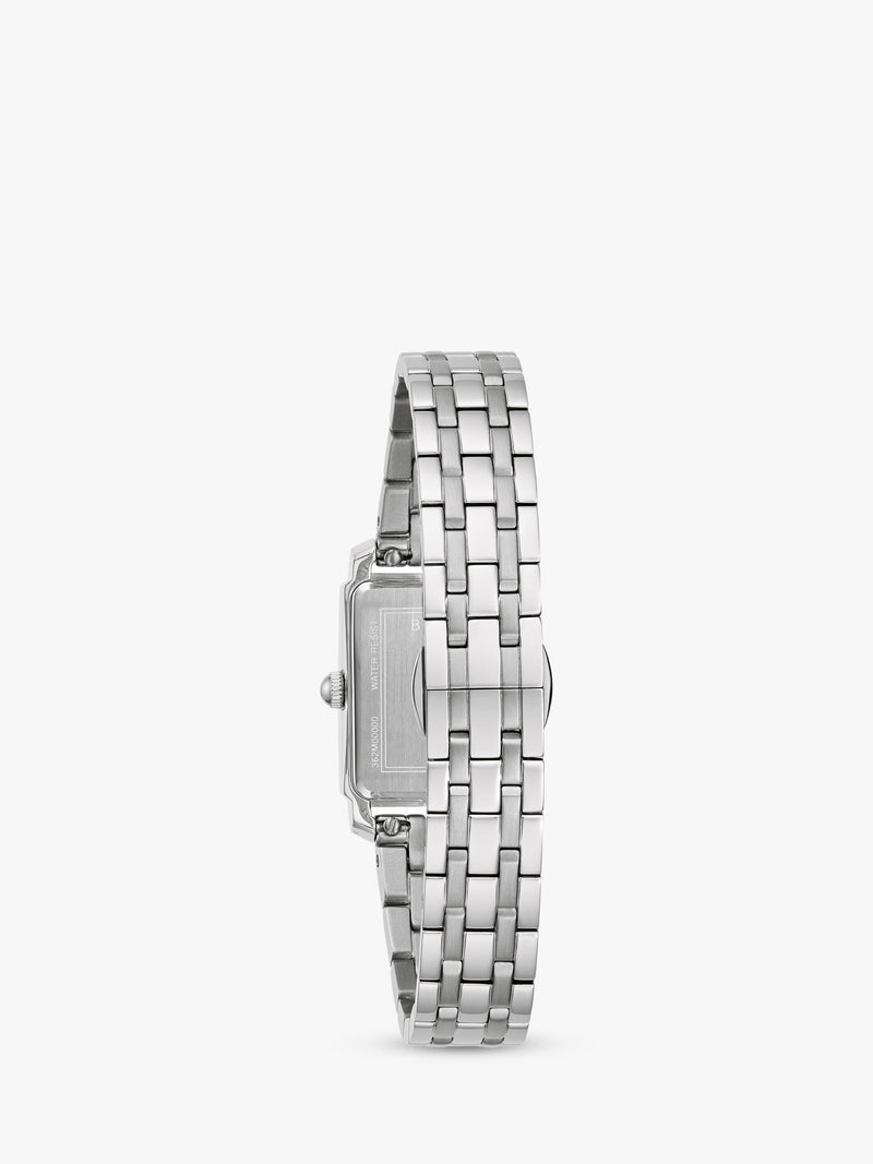 Bulova women's diamond watch with silver tone bracelet, imported from the UK
