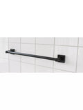 Miller single towel rail matte black, imported from the UK