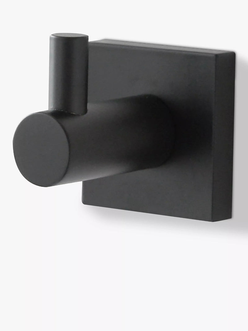 Miller Atlanta hook matte black wall mounted, UK version
