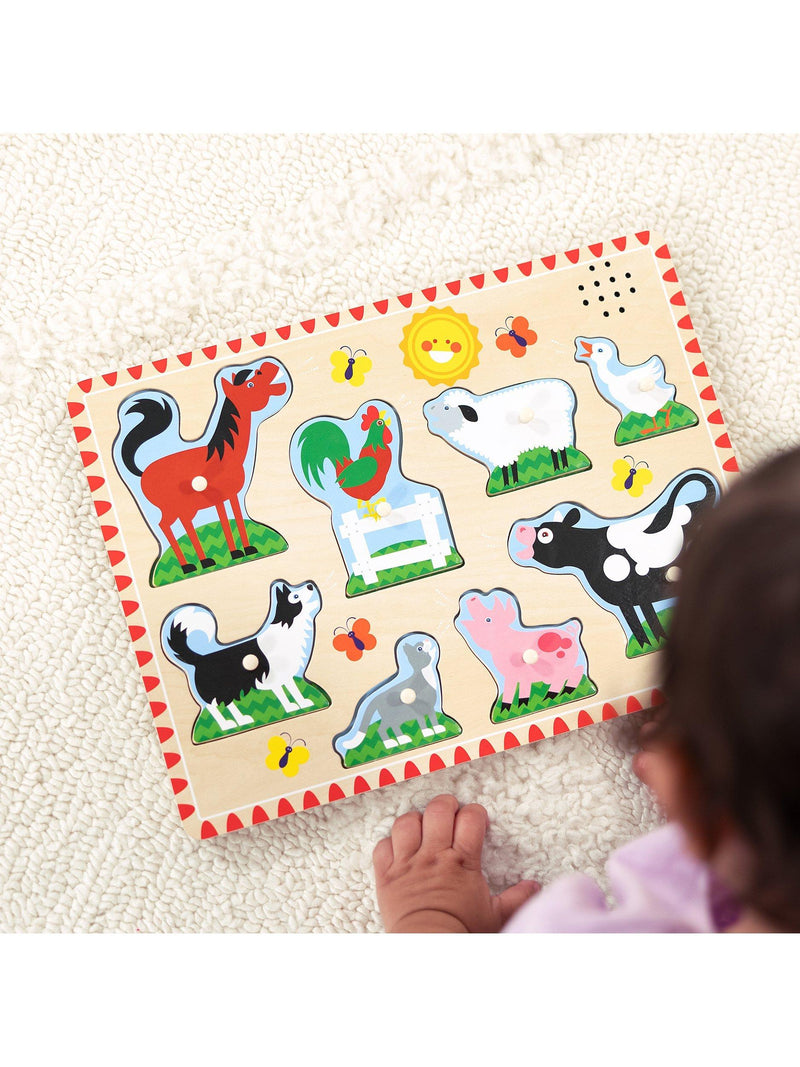 Melissa & Doug farm animal sounds puzzle - British product