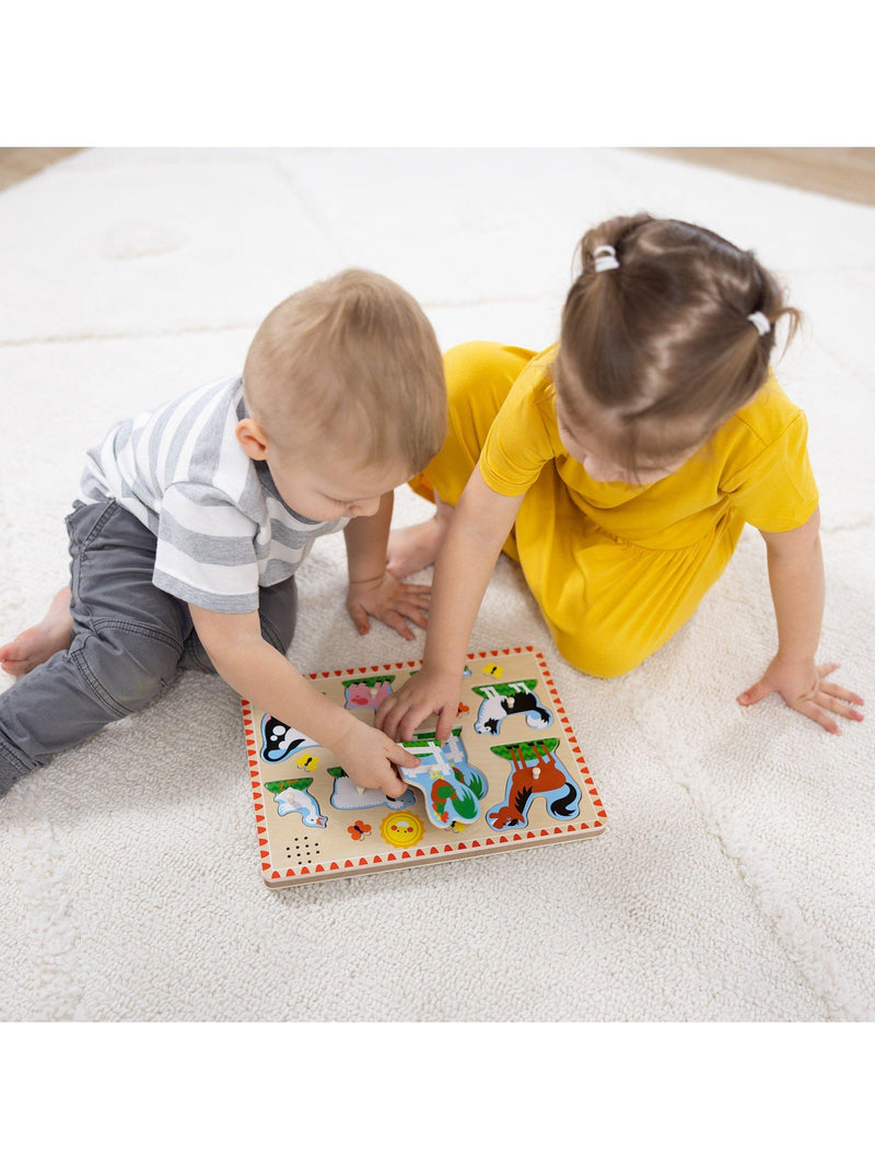 Melissa & Doug farm animal sounds puzzle - British product