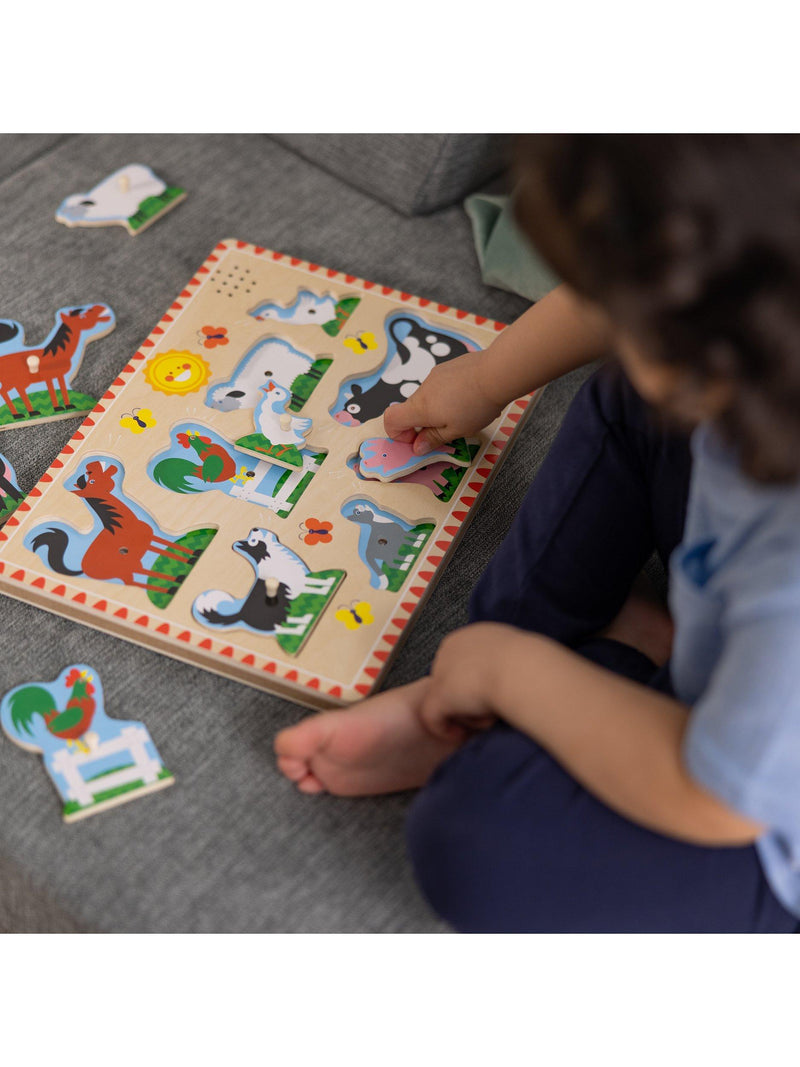 Melissa & Doug farm animal sounds puzzle - British product
