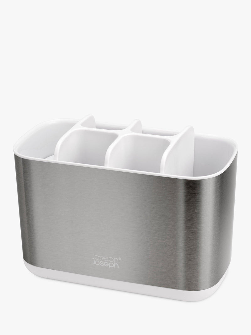 Joseph Joseph large toothbrush caddy stainless steel, UK version
