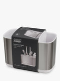 Joseph Joseph large toothbrush caddy stainless steel, UK version