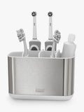 Joseph Joseph large toothbrush caddy stainless steel, UK version