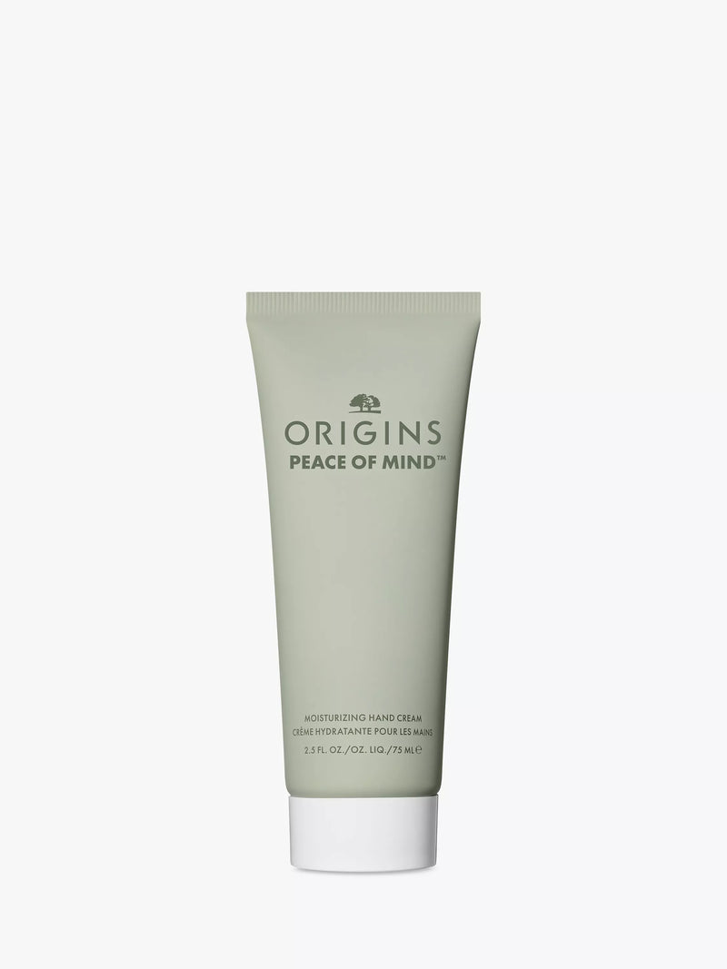 Origins Peace of Mind moisturising hand cream 75ml, imported from the UK