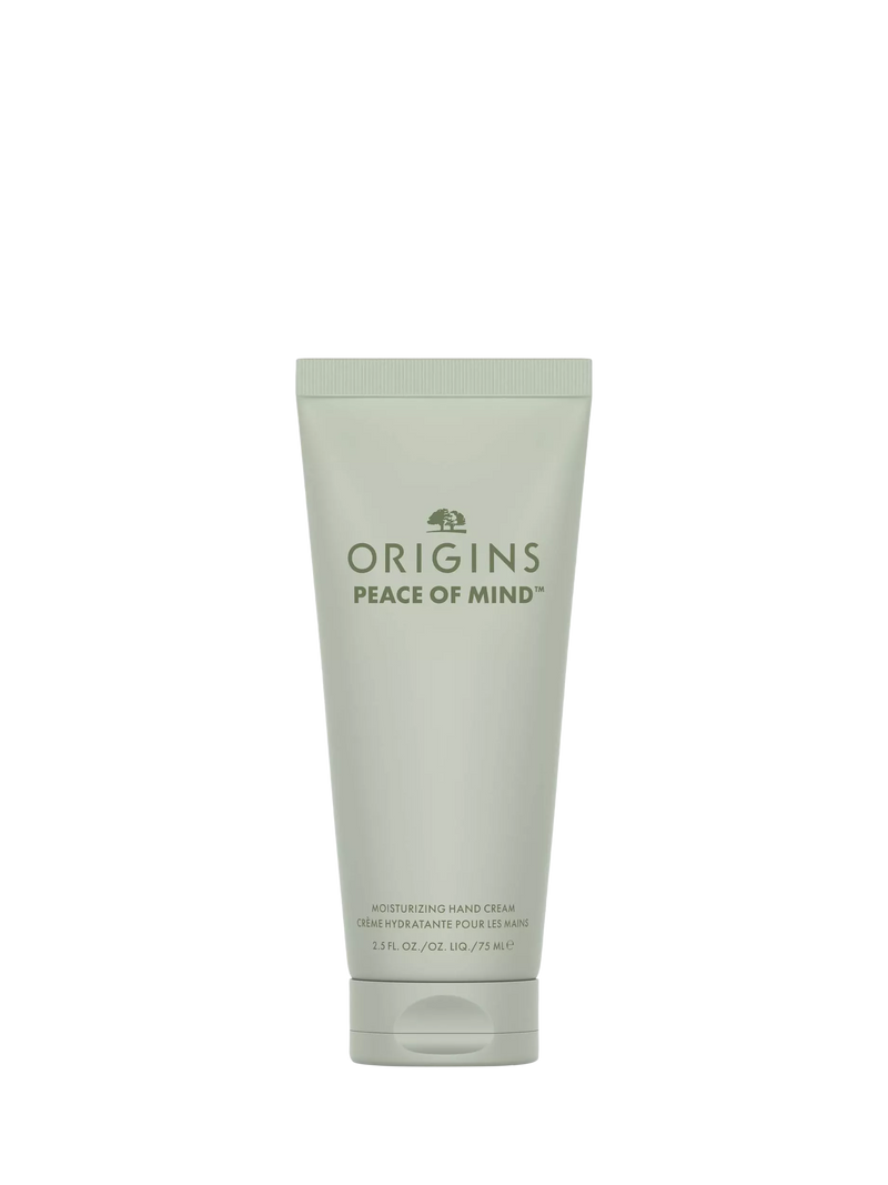 Origins Peace of Mind moisturising hand cream 75ml, imported from the UK