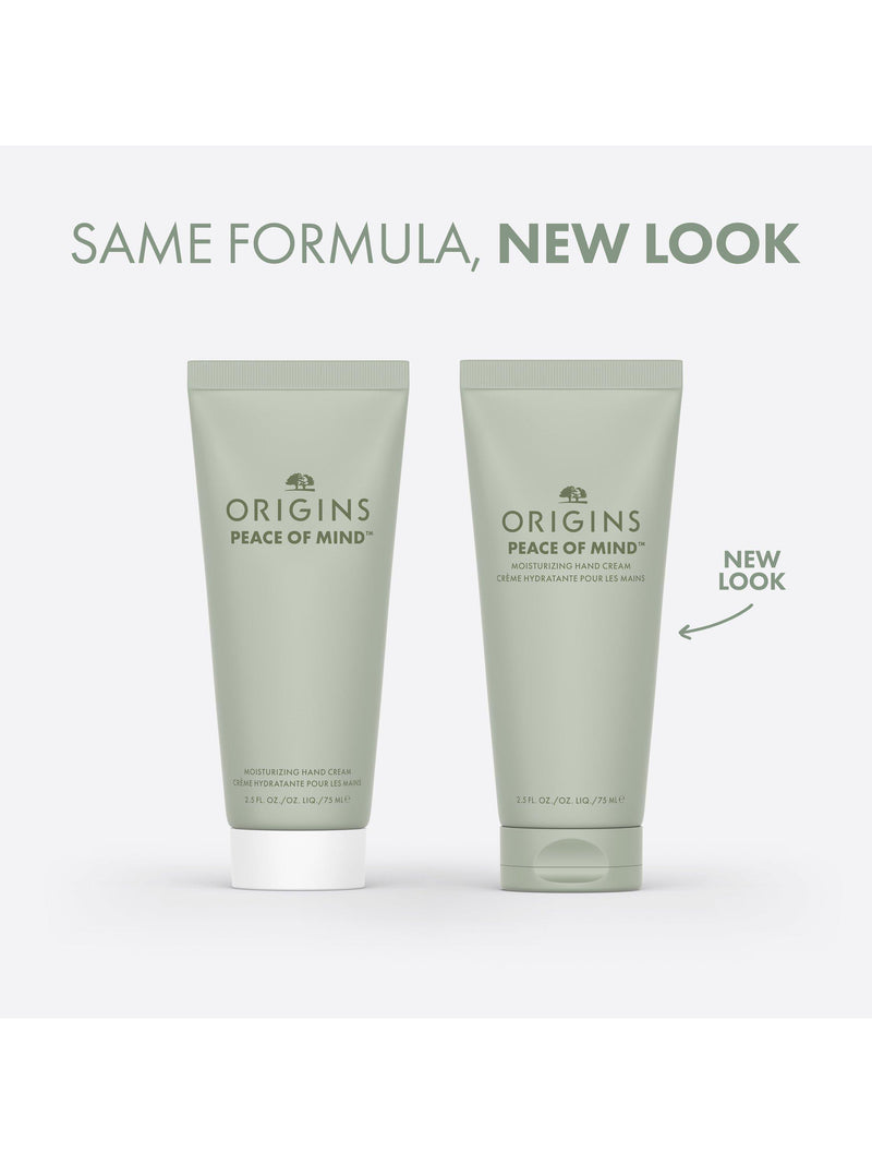 Origins Peace of Mind moisturising hand cream 75ml, imported from the UK