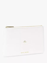 John Lewis Katie Loxton Bridal Perfect Mrs. Pouch in White- Buy online at McGrocer
