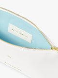 Katie Loxton Mrs bridal pouch white vegan leather (British brand)