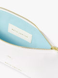 Katie Loxton Mrs bridal pouch white vegan leather (British brand)