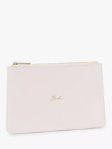 John Lewis Katie Loxton Bridal Perfect Bride Pouch, Pearl- Buy online at McGrocer