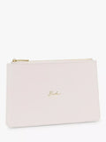 Katie Loxton bridal pouch pearl vegan leather - British product