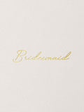 Katie Loxton bridesmaid pouch vegan leather gold hardware - British product
