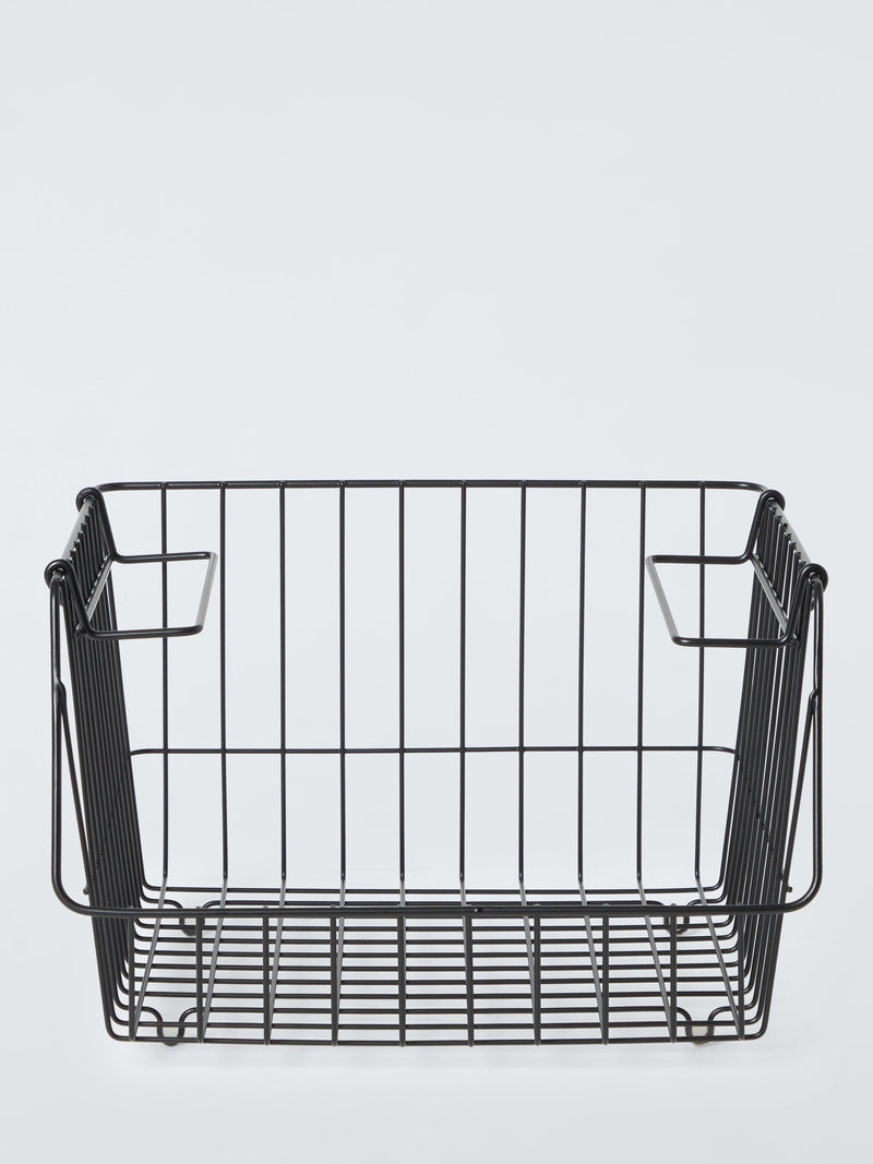 Panier de rangement en fil métallique moyen John Lewis - Produit britannique