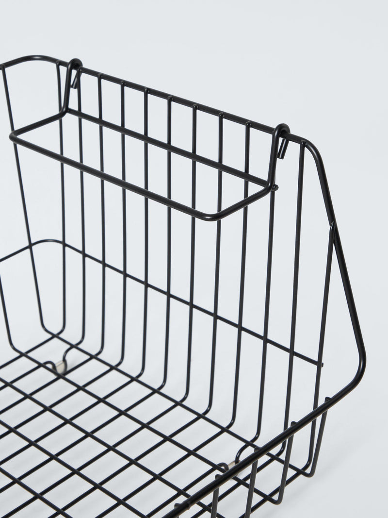 Panier de rangement en fil métallique moyen John Lewis - Produit britannique