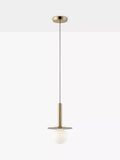 houseof pendant ceiling light brass effect adjustable drop (British brand)