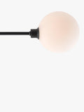 houseof 3 arm flush ceiling light with opal glass shades, UK version