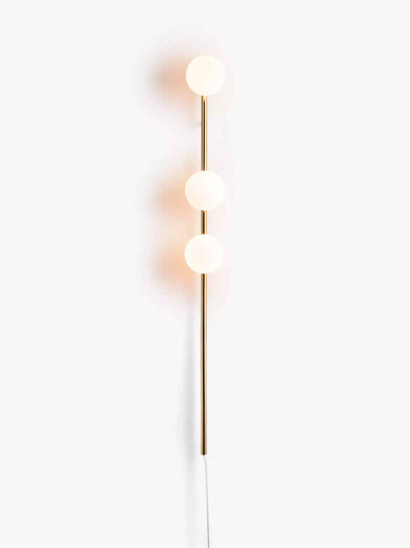 houseof Opal Ball wall light with 120mm shade - British product