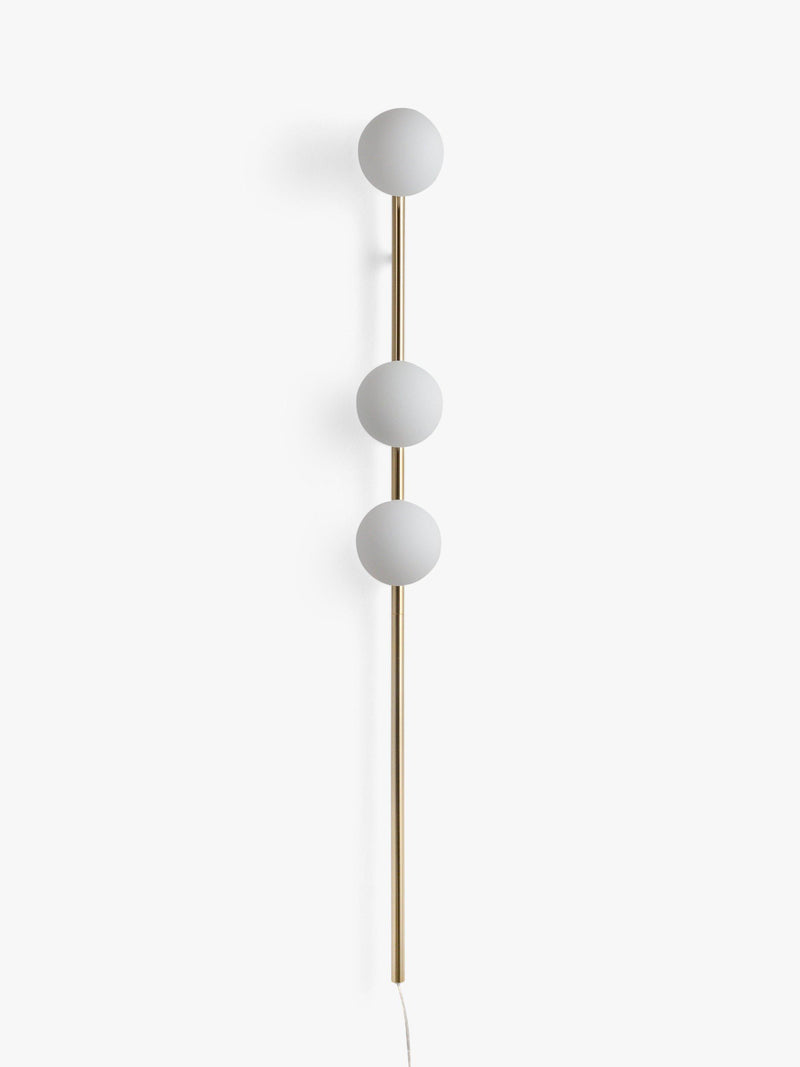 houseof Opal Ball wall light with 120mm shade - British product