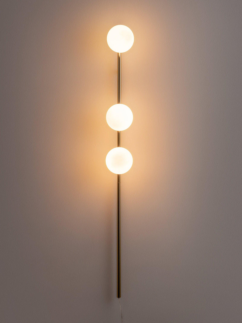 houseof Opal Ball wall light with 120mm shade - British product