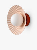 houseof Pleat flush light burnt orange and pink (British brand)