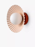 houseof Pleat flush light burnt orange and pink (British brand)