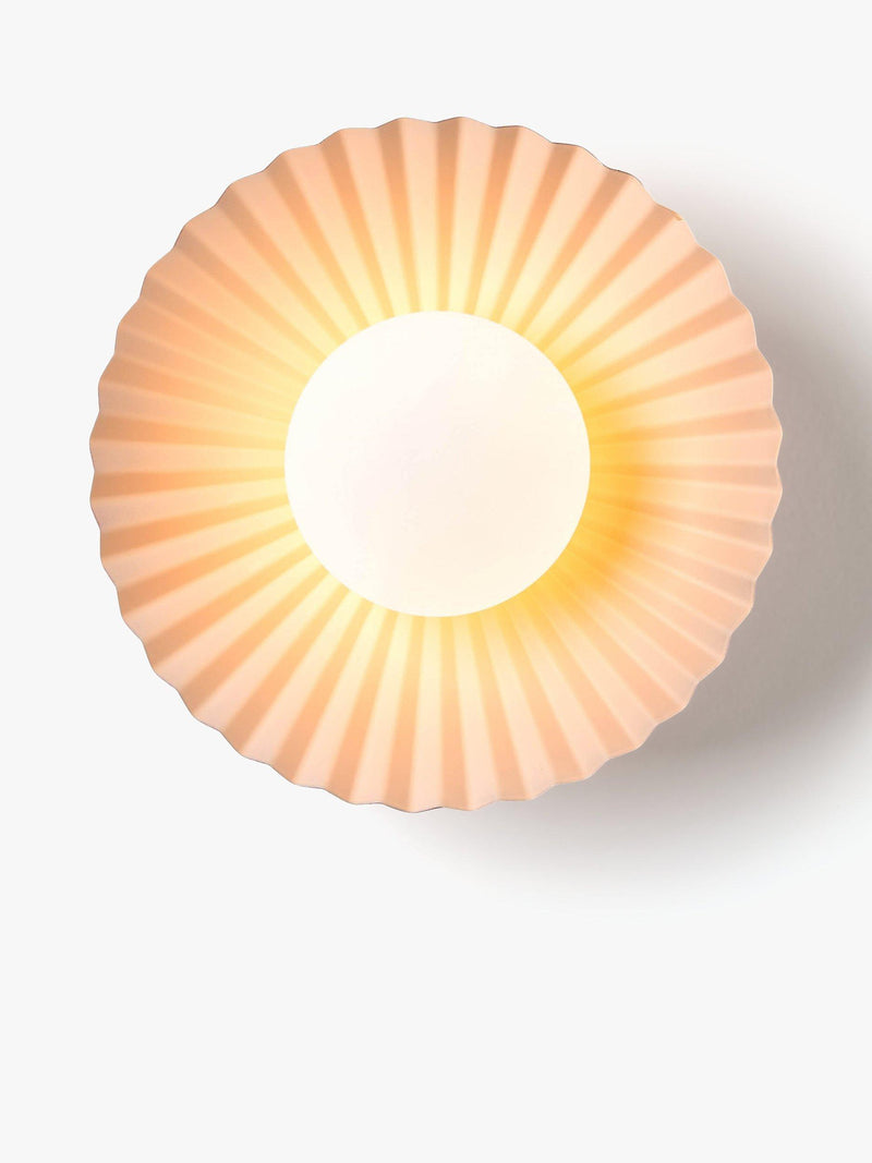 houseof Pleat flush light burnt orange and pink (British brand)
