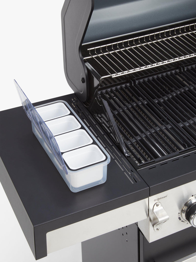 John Lewis pizza and BBQ container 366g (British brand)