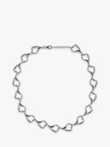 John Lewis Nina B Sterling Silver Open Collar Necklace- Buy online at McGrocer