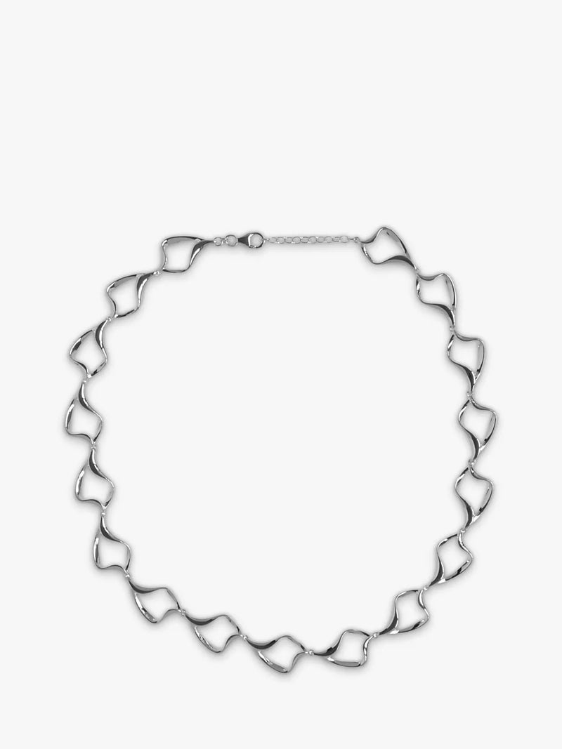 Nina B sterling silver open collar necklace, UK version