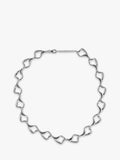 Nina B sterling silver open collar necklace, UK version