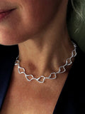 Nina B sterling silver open collar necklace, UK version