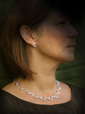 Nina B sterling silver open collar necklace, UK version