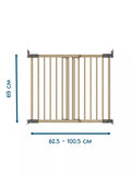 BabyDan Flexifit wooden safety gate Beechwood - British product