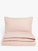 John Lewis John Lewis Kids' Pom Muslin Pure Cotton Duvet Cover and Pillowcase Set - Single- Buy online at McGrocer