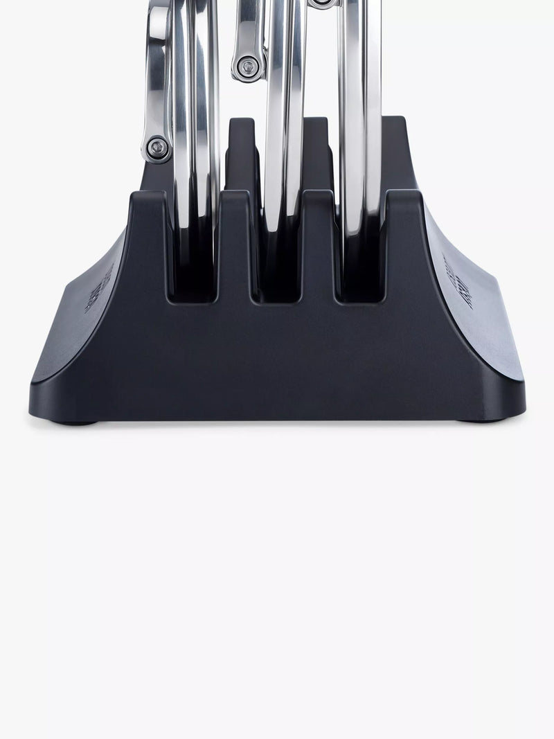 Joseph Joseph freestanding pan lid storage holder for three lids, UK version