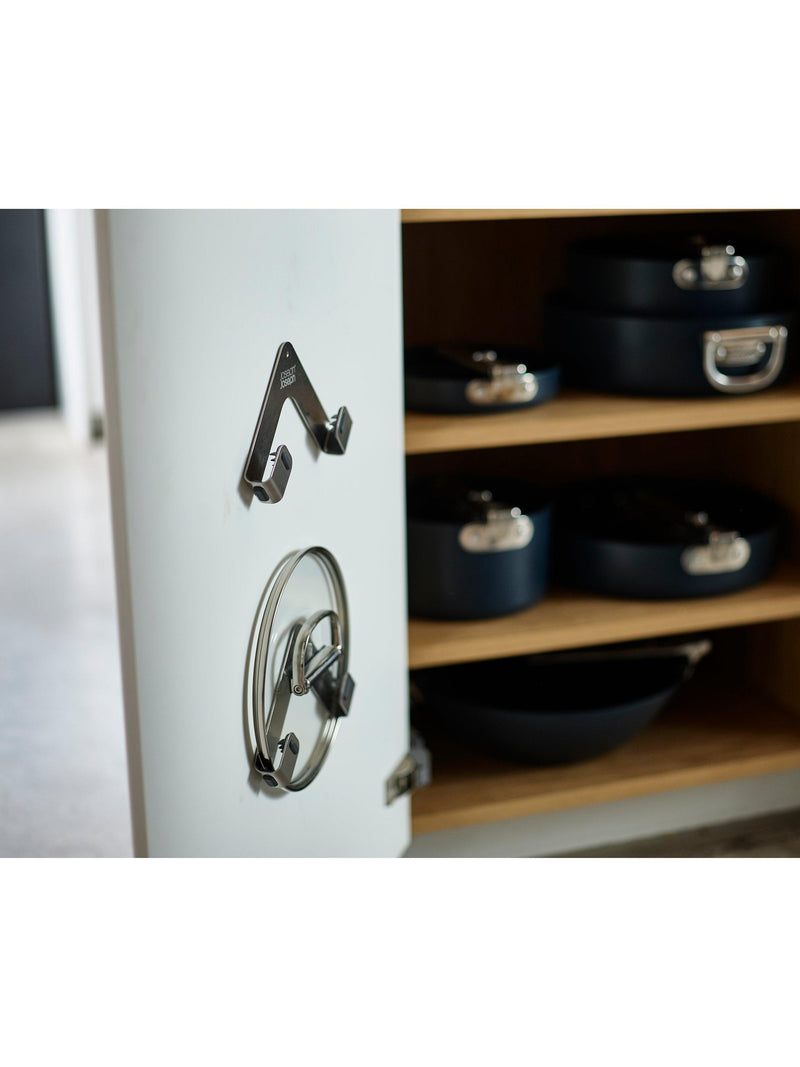 Joseph Joseph stainless steel pan lid storage holders set of 2, UK version