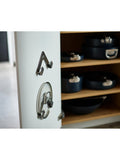 Joseph Joseph stainless steel pan lid storage holders set of 2, UK version