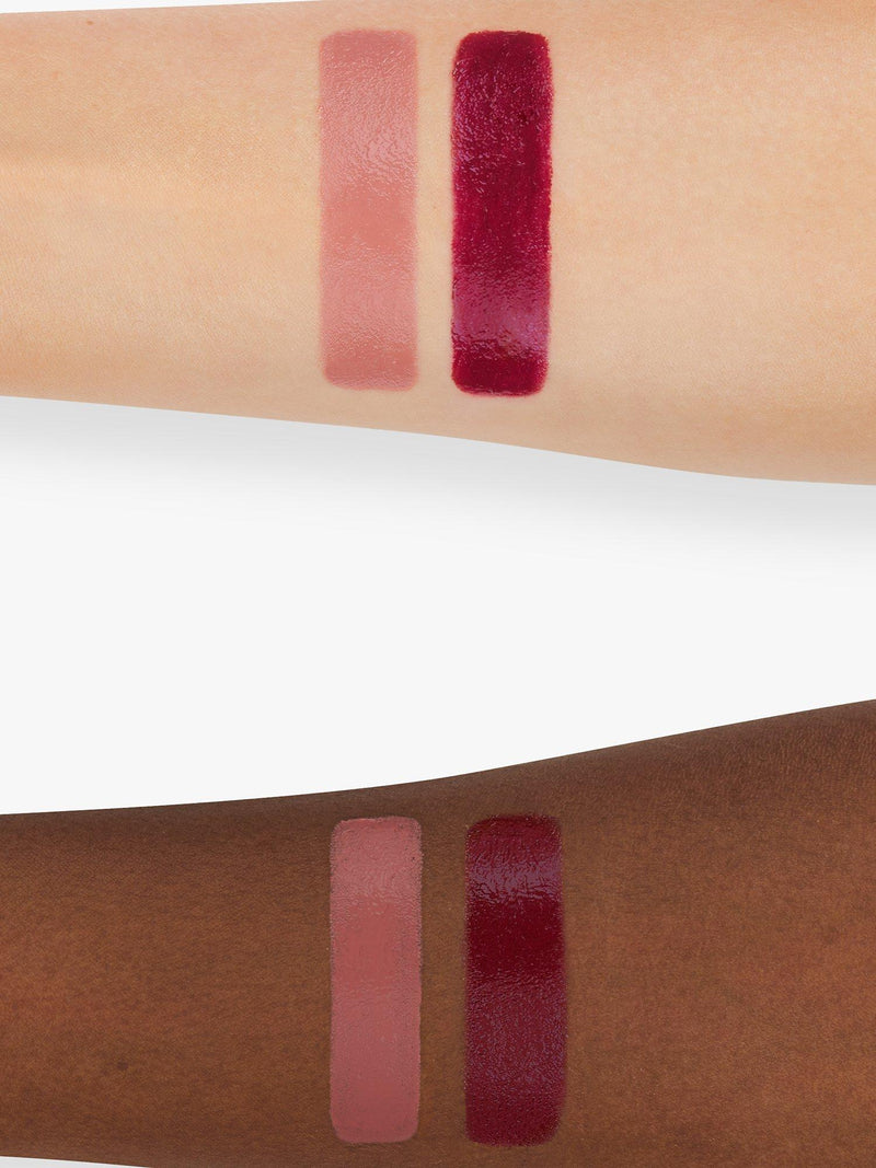 Charlotte Tilbury deep berry-red lipstick in Ready For Lust shade - British product