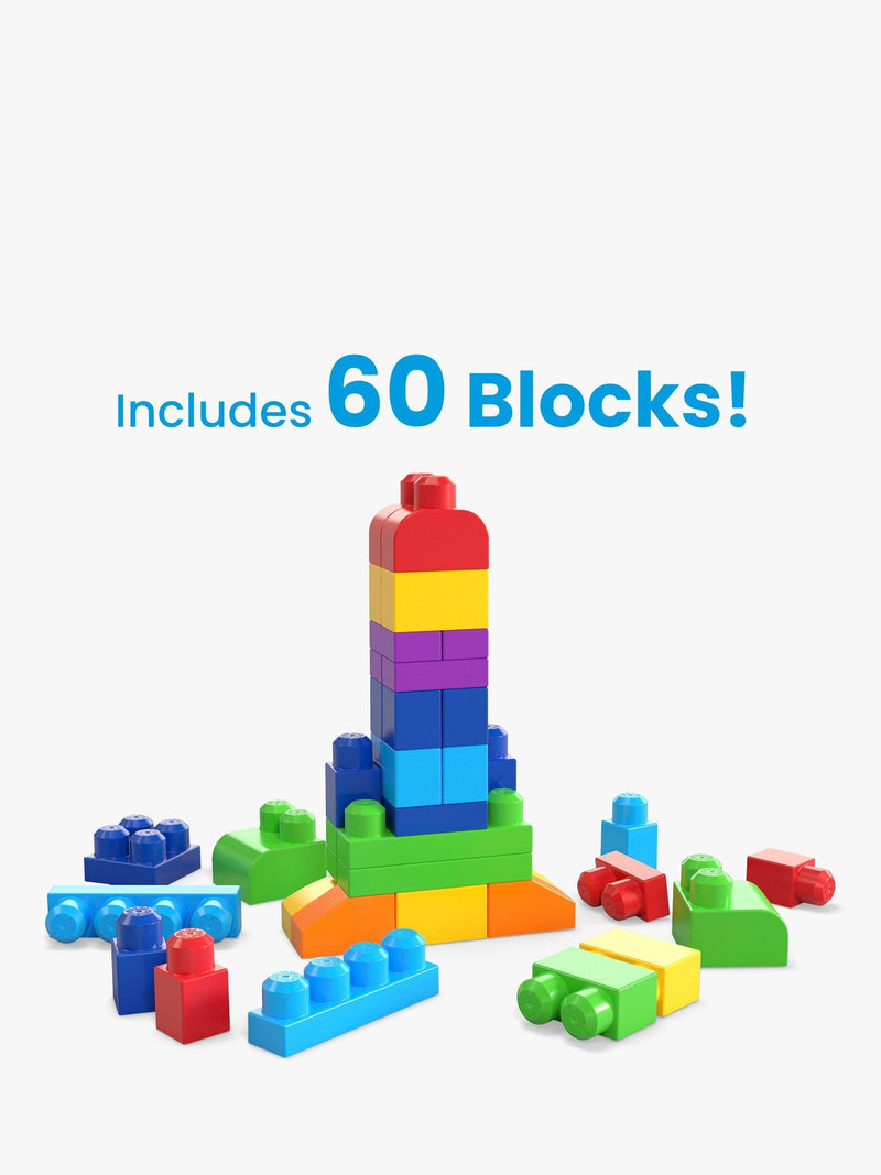 Mega Bloks toddler building bag 60 piece, UK version